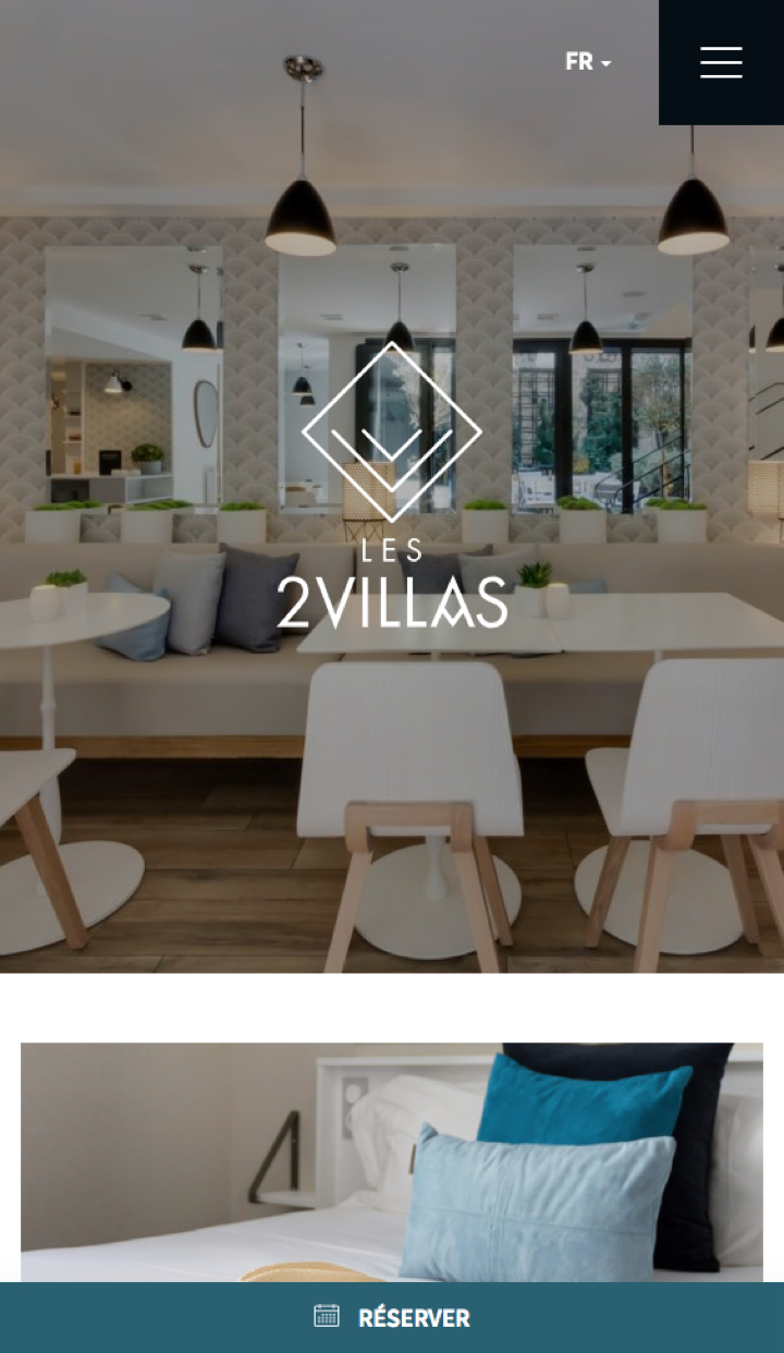 Création site internet - Les 2 Villas